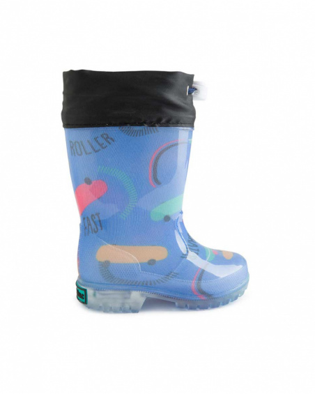 Bottes en Caoutchouc Bleu Clair Child Connect Bottes en Caoutchouc Bleu Clair Child Connect