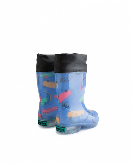 Bottes en Caoutchouc Bleu Clair Child Connect Bottes en Caoutchouc Bleu Clair Child Connect