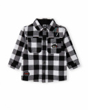 Chemise en flanelle noire Boy Connect Chemise en flanelle noire Boy Connect