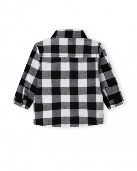 Chemise en flanelle noire Boy Connect Chemise en flanelle noire Boy Connect