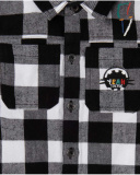 Chemise en flanelle noire Boy Connect Chemise en flanelle noire Boy Connect