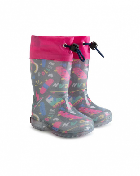 Bottes en Caoutchouc Light Black Girl Connect