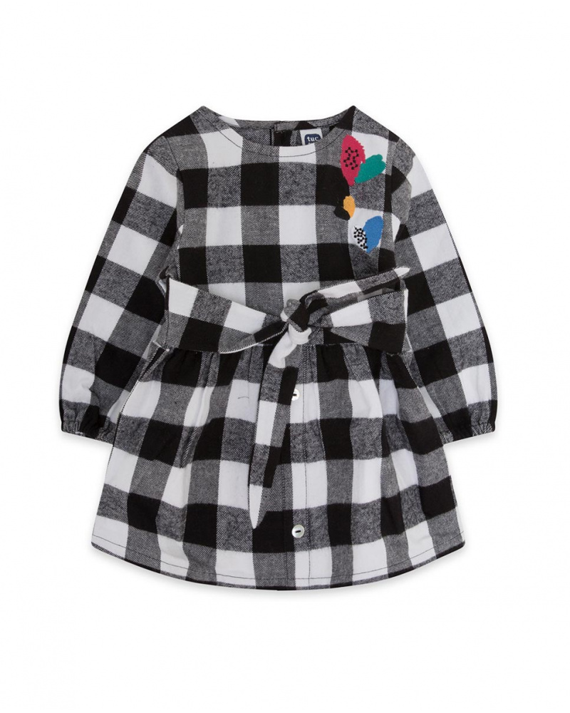 Fille Robe Flanelle Blanche Connect