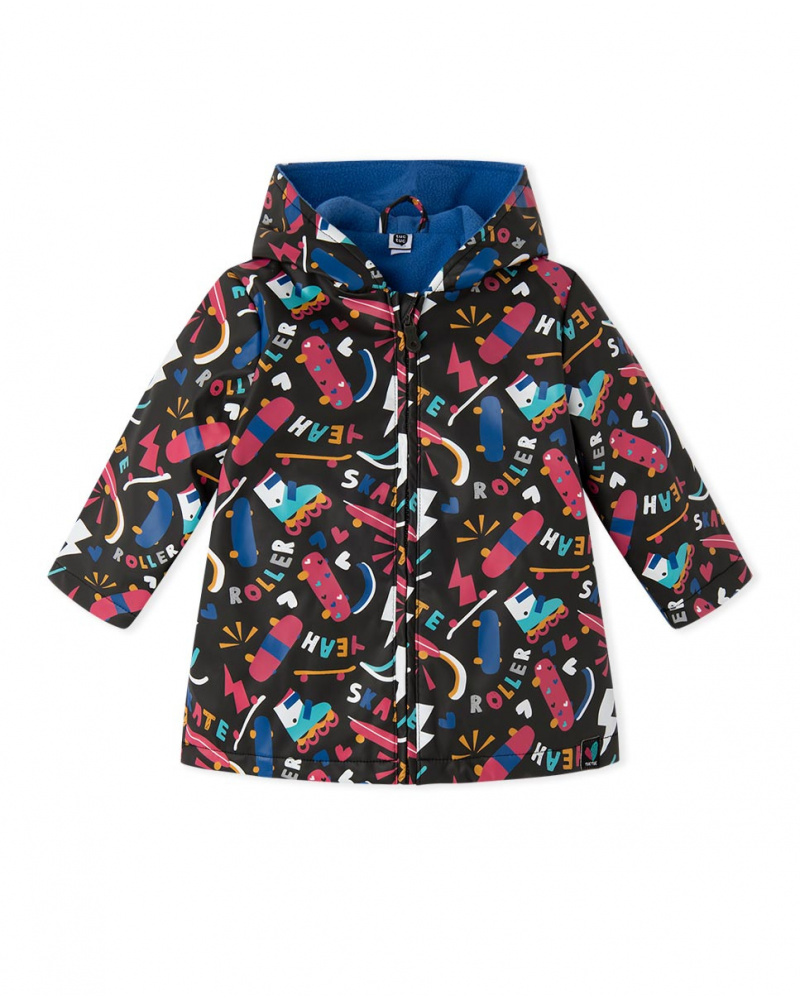 Trench-coat Noir Fille Connect