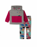 Sweat-shirt et legging en peluche gris et rose Girl Connect Sweat-shirt et legging en peluche gris et rose Girl Connect