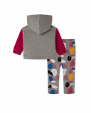 Sweat-shirt et legging en peluche gris et rose Girl Connect Sweat-shirt et legging en peluche gris et rose Girl Connect