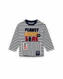 T-shirt en maille bleu et rouge Boy Fishing Club T-shirt en maille bleu et rouge Boy Fishing Club