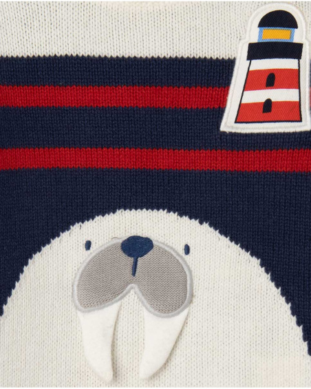 Jersey Tricot Bleu Boy Fishing Club
