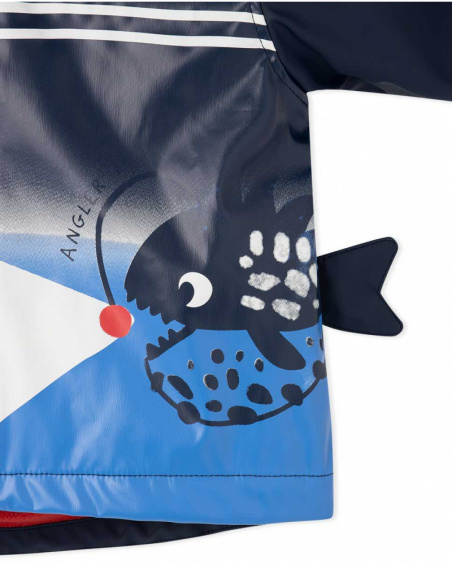 Trench bleu Boy Fishing Club