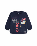 Sweat en peluche bleu pour garçon Fishing Club Sweat en peluche bleu pour garçon Fishing Club
