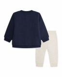 Sweat Et Pantalon En Peluche Bleu Et Blanc Boy Fishing Club Sweat Et Pantalon En Peluche Bleu Et Blanc Boy Fishing Club