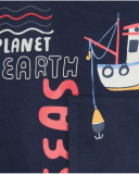 Sweat Et Pantalon En Peluche Bleu Et Blanc Boy Fishing Club Sweat Et Pantalon En Peluche Bleu Et Blanc Boy Fishing Club