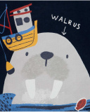 T-shirt Bleu Pois Garçon Fishing Club T-shirt Bleu Pois Garçon Fishing Club