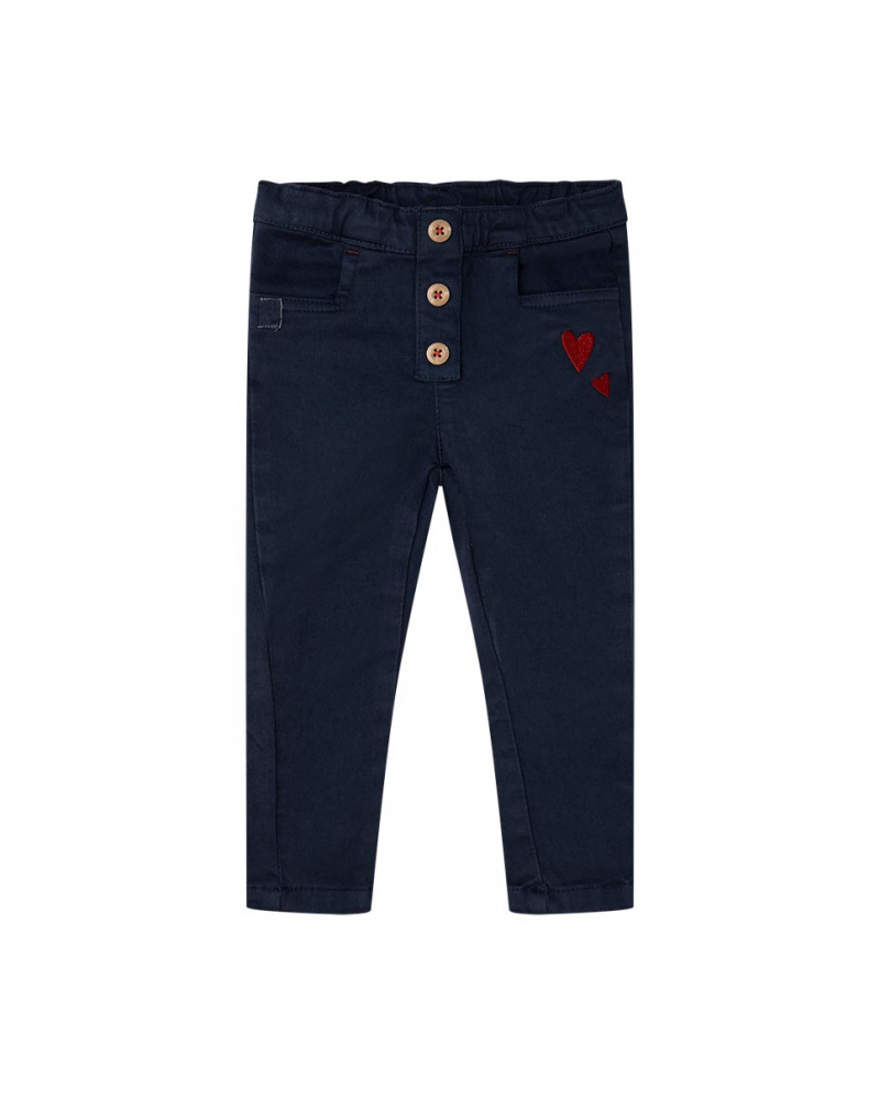 Fille Bleu Twill Pant Fishing Club