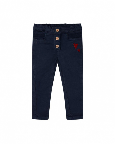Fille Bleu Twill Pant Fishing Club Fille Bleu Twill Pant Fishing Club