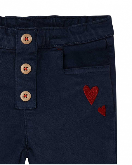 Fille Bleu Twill Pant Fishing Club Fille Bleu Twill Pant Fishing Club