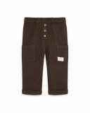 Pantalon en maille marron pour garçon Dog'S Mix Pantalon en maille marron pour garçon Dog'S Mix