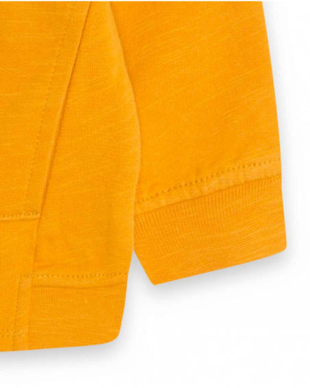 Sweat Dog'S Mix orange en peluche pour enfants
