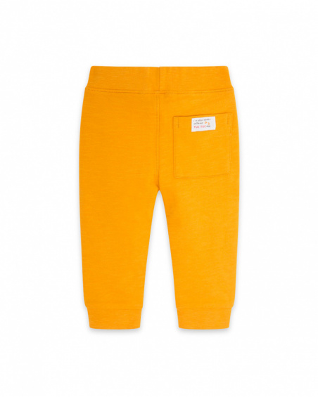 Pantalon Peluche Orange Et Orange Boy Dog'S Mix