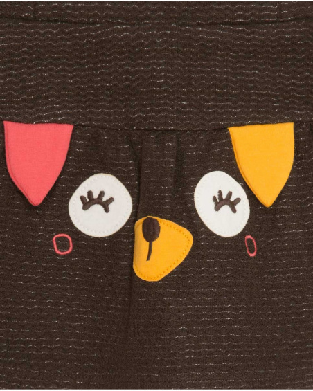 Jupe Tricot Marron Fille Dog'S Mix Jupe Tricot Marron Fille Dog'S Mix
