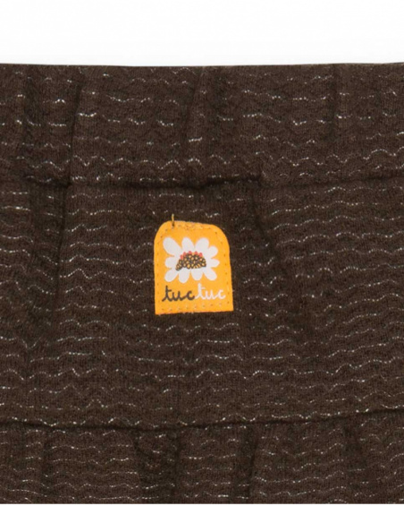 Jupe Tricot Marron Fille Dog'S Mix Jupe Tricot Marron Fille Dog'S Mix