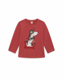 T-shirt en maille rose pour fille Dog'S Mix T-shirt en maille rose pour fille Dog'S Mix