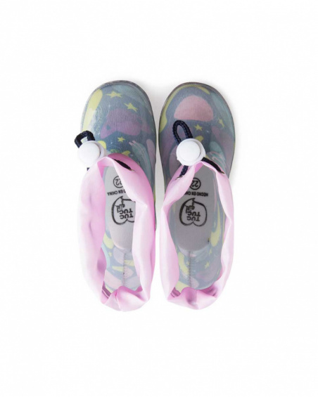 Bottes en Caoutchouc Fille Bleu Clair Galaxy Friends Bottes en Caoutchouc Fille Bleu Clair Galaxy Friends