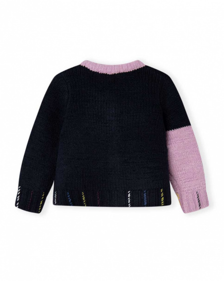 Veste Bleu Tricot Fille Galaxy Friends