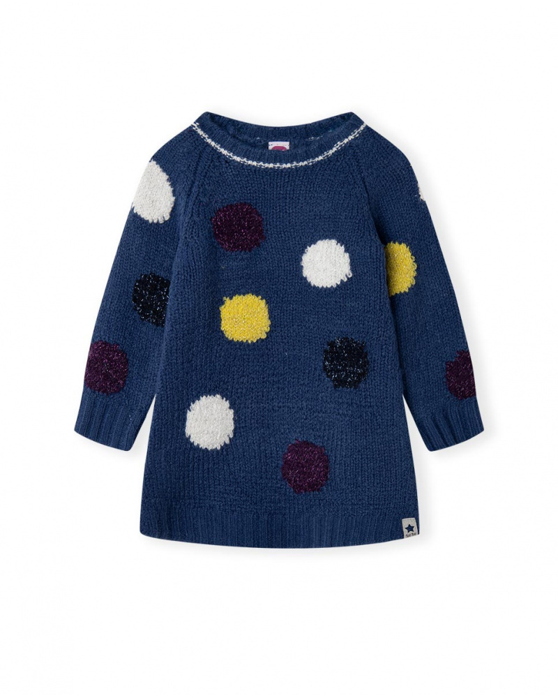 Robe Tricot Bleue Fille Galaxy Friends