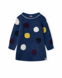 Robe Tricot Bleue Fille Galaxy Friends Robe Tricot Bleue Fille Galaxy Friends
