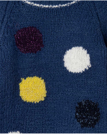 Robe Tricot Bleue Fille Galaxy Friends