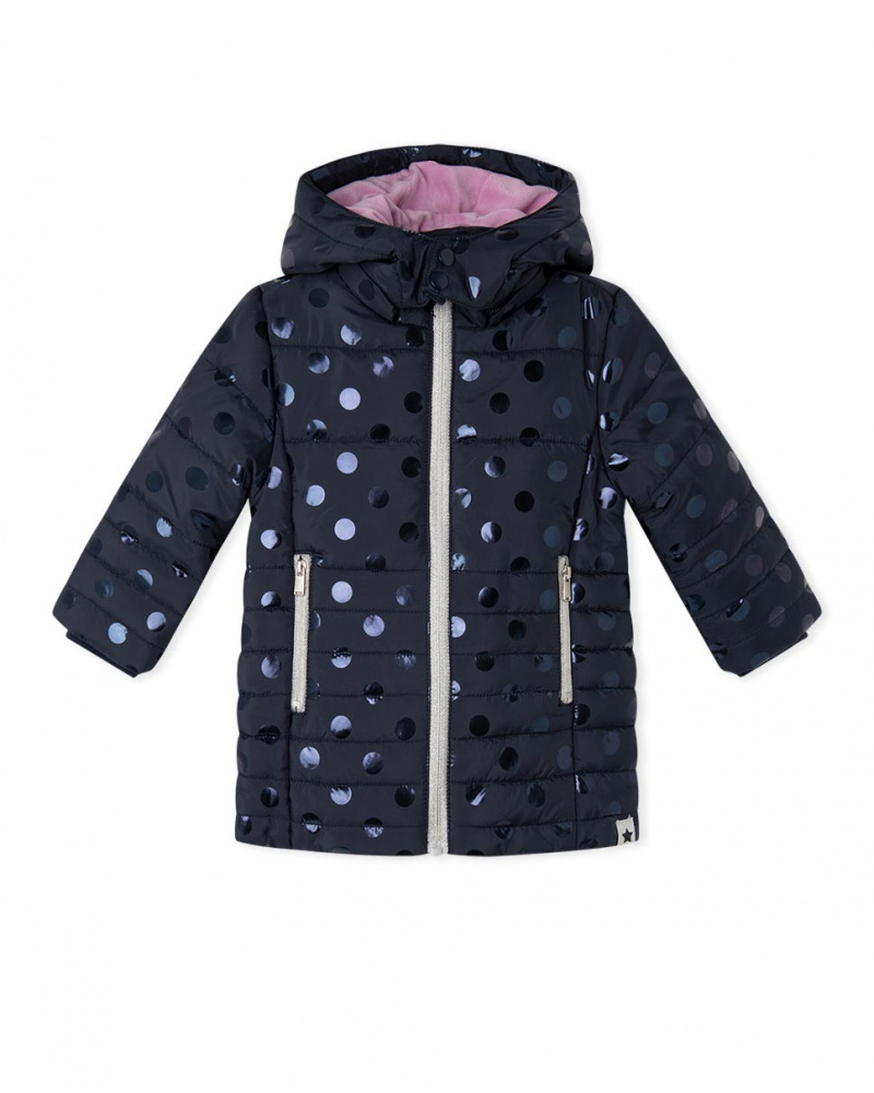 Parka fille bleu scintillant Galaxy Friends