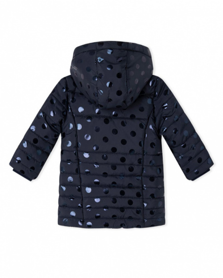 Parka fille bleu scintillant Galaxy Friends