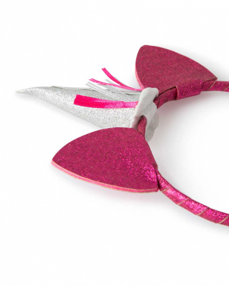 Bandeau Rigide Fille Rose Magic Bandeau Rigide Fille Rose Magic