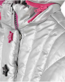 Parka fille grise scintillante Magic Parka fille grise scintillante Magic
