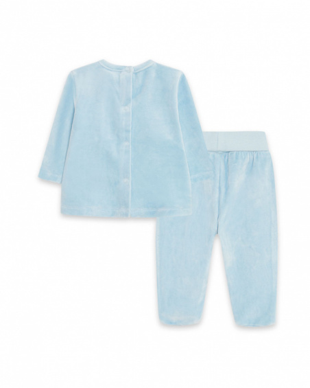 Bleu Tundosado Set Boy Baby Circus
