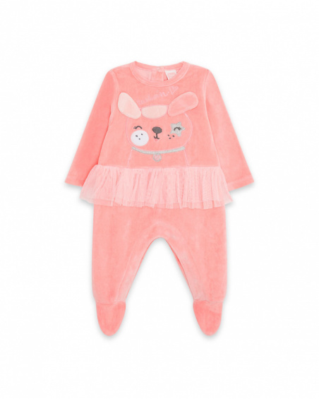 Barboteuse Tundosado Et Tulle Rose Fille Baby Circus Barboteuse Tundosado Et Tulle Rose Fille Baby Circus