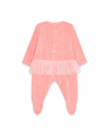 Barboteuse Tundosado Et Tulle Rose Fille Baby Circus Barboteuse Tundosado Et Tulle Rose Fille Baby Circus