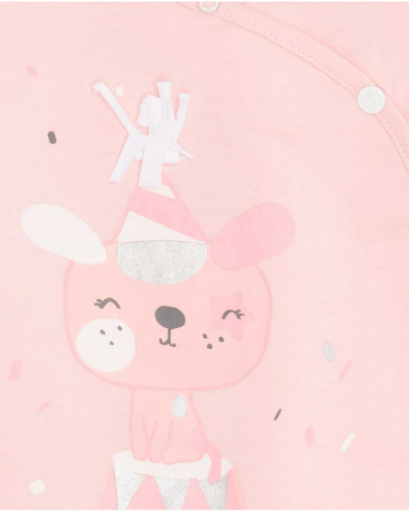 Set 3 pièces tricot rose fille Baby Circus Set 3 pièces tricot rose fille Baby Circus