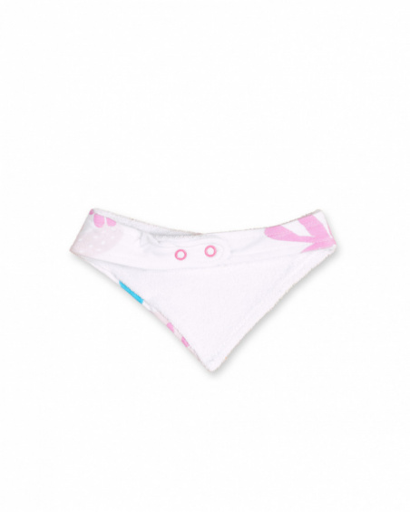 Bandana in maglia stampa tartarughe per bambina