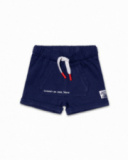 Bermuda blu in maglia per bambino Beach Day