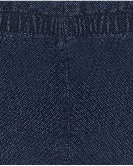 Shorts in denim blu per bambina Hello Playa