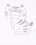 T-shirt bianca in maglia per bambino Basics Baby