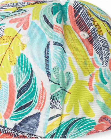 Cappellino in twill stampato da bambina di Treasure Island