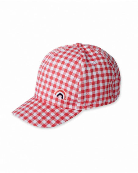 Berretto in maglia Vichy per bambina Really Sweet