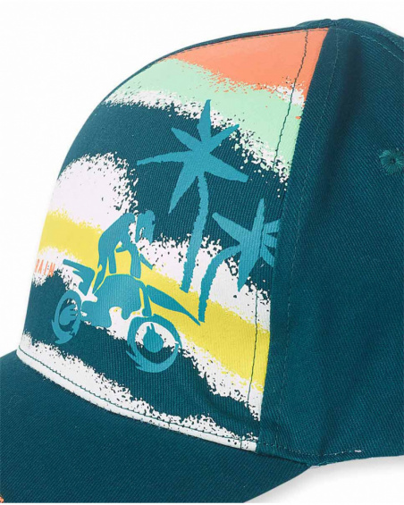 Cappellino in twill verde da bambino All Terrain