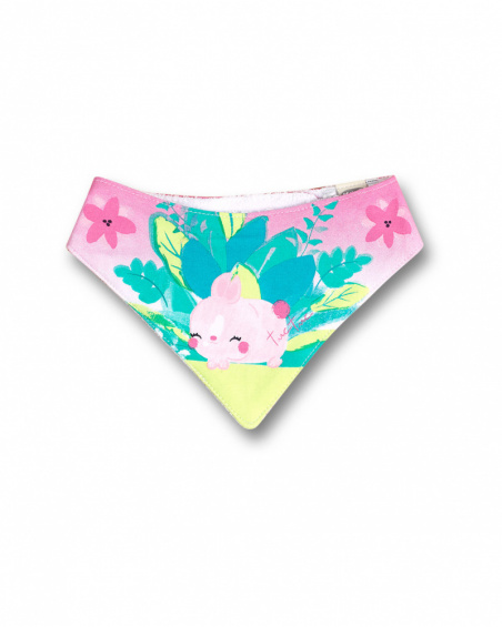 Bandana in maglia stampata da bambina È ora di piantare