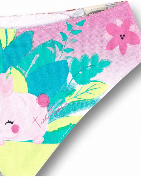 Bandana in maglia stampata da bambina È ora di piantare