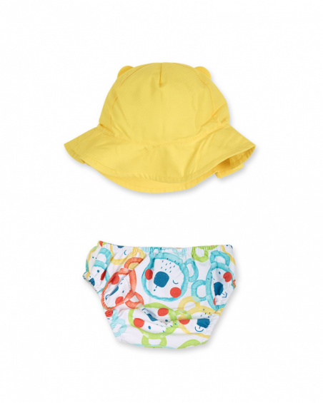Completo da bagno unisex Sunday giallo