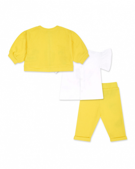 Completo in maglia giallo Sunday girl Completo in maglia giallo Sunday girl